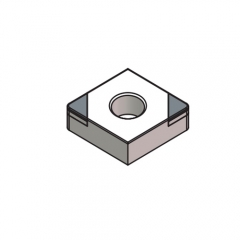 Worldia - CN Type PCBN Turning Insert for cast iron- Negative 80°